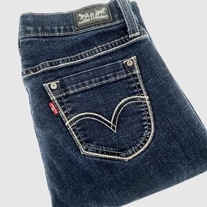 Levi's 529 Curvy Bootcut Jeans Women's 31x32 Dark Wash Stretch Y2K Denim Comfort